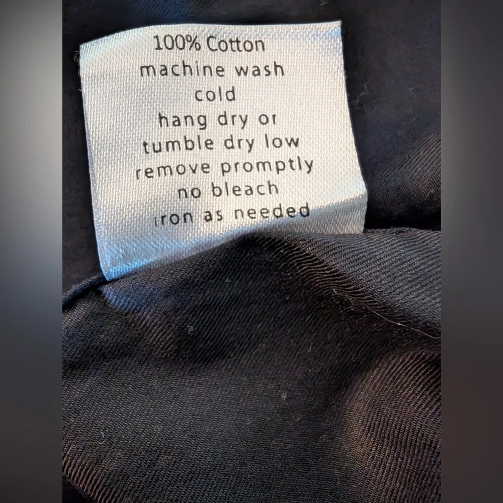 Teddy Stratford Men’s The NYTD Two-Pocket Twill Zip Shirt Black Size 4/Large